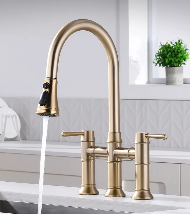 Three-Hole Pull-Down Faucet