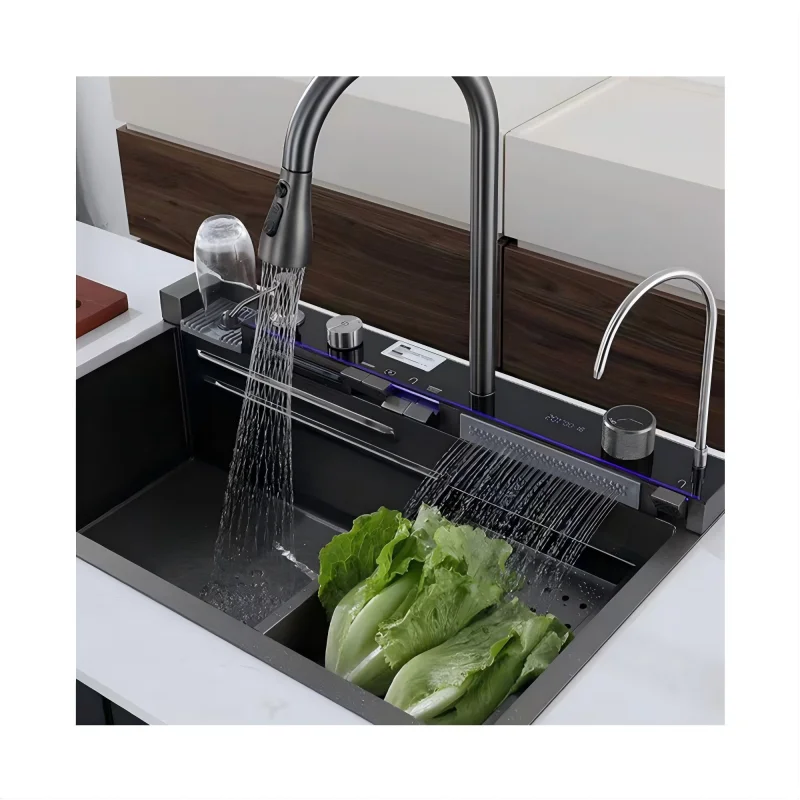 EF 304 stainless steel workstation kitchen sink
