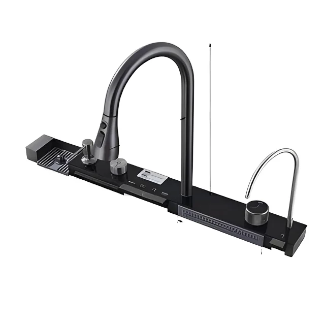 Digital Waterfall-Bar Kitchen Faucet