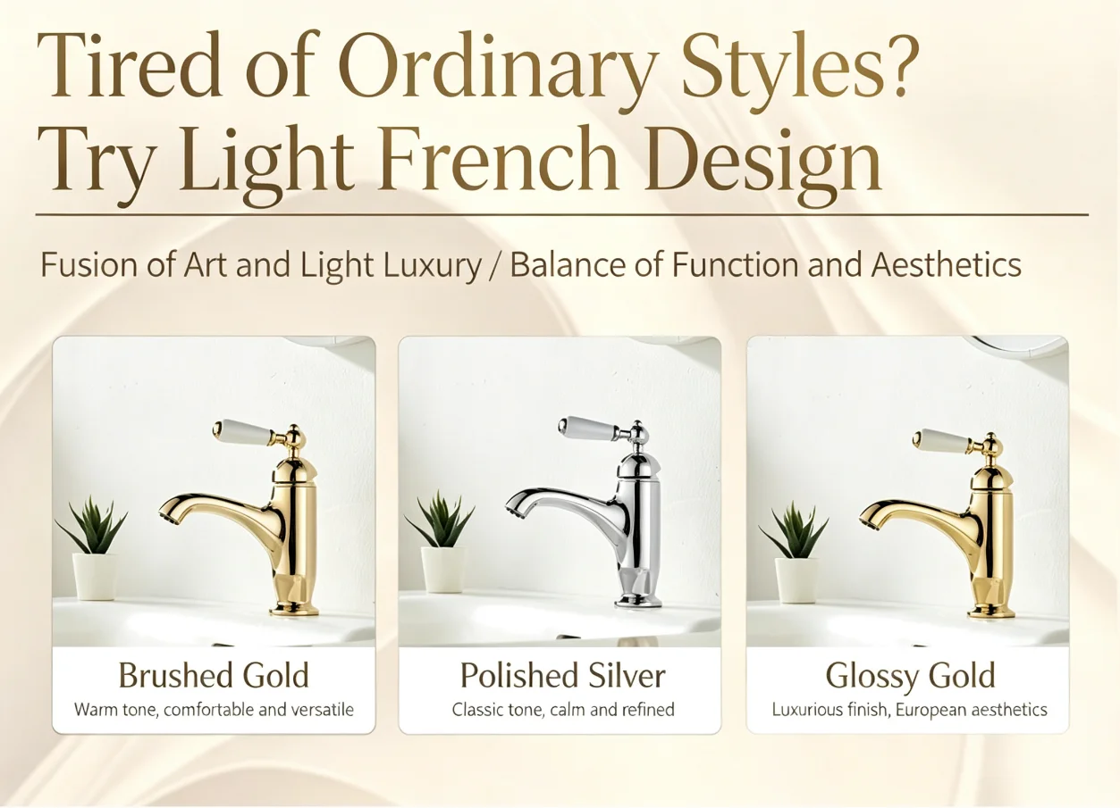 Stainless Steel Single-Handle Single-Hole Bathroom Sink Faucet