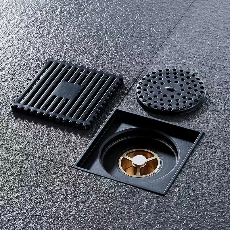 Brass Square Floor Drain