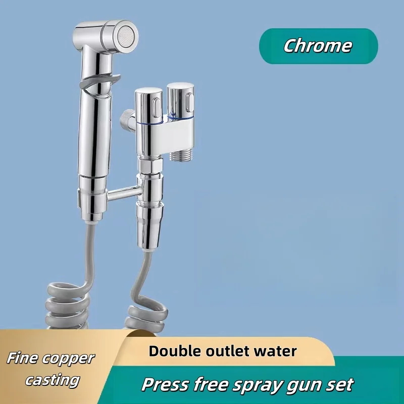 Brass Wall-Mounted Handheld Bidet Sprayer