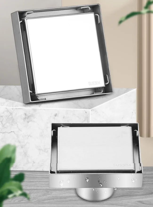 Modern Stainless Steel Square Floor Drain