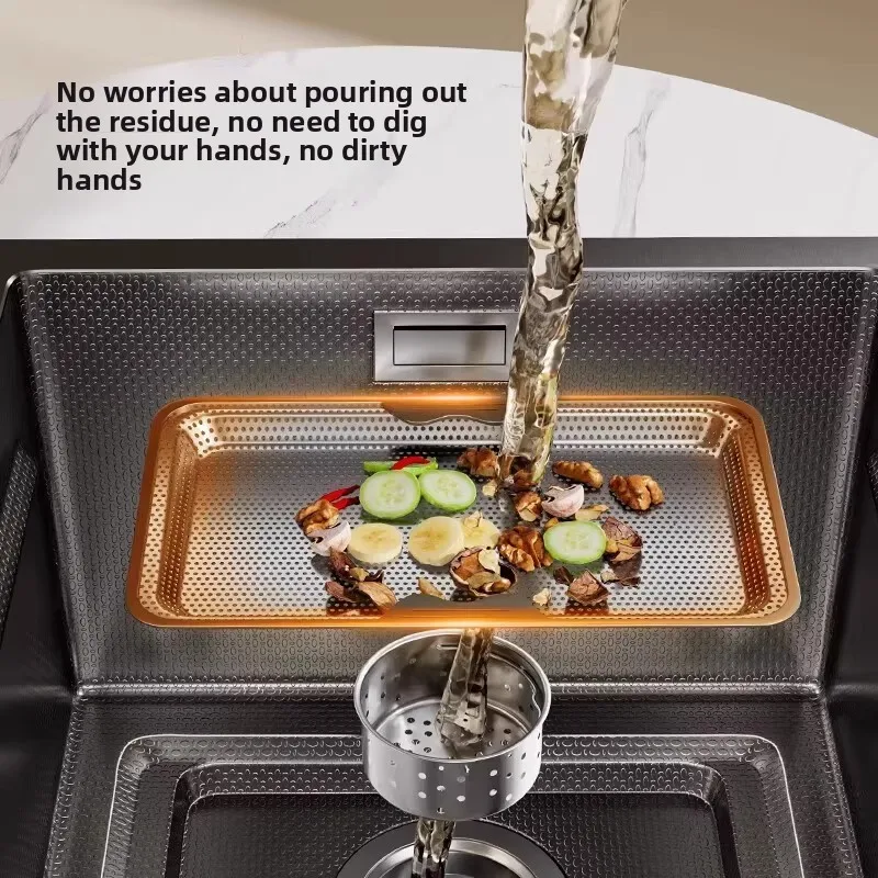 Modern Stainless Steel Workstation Single-Bowl Kitchen Sink
