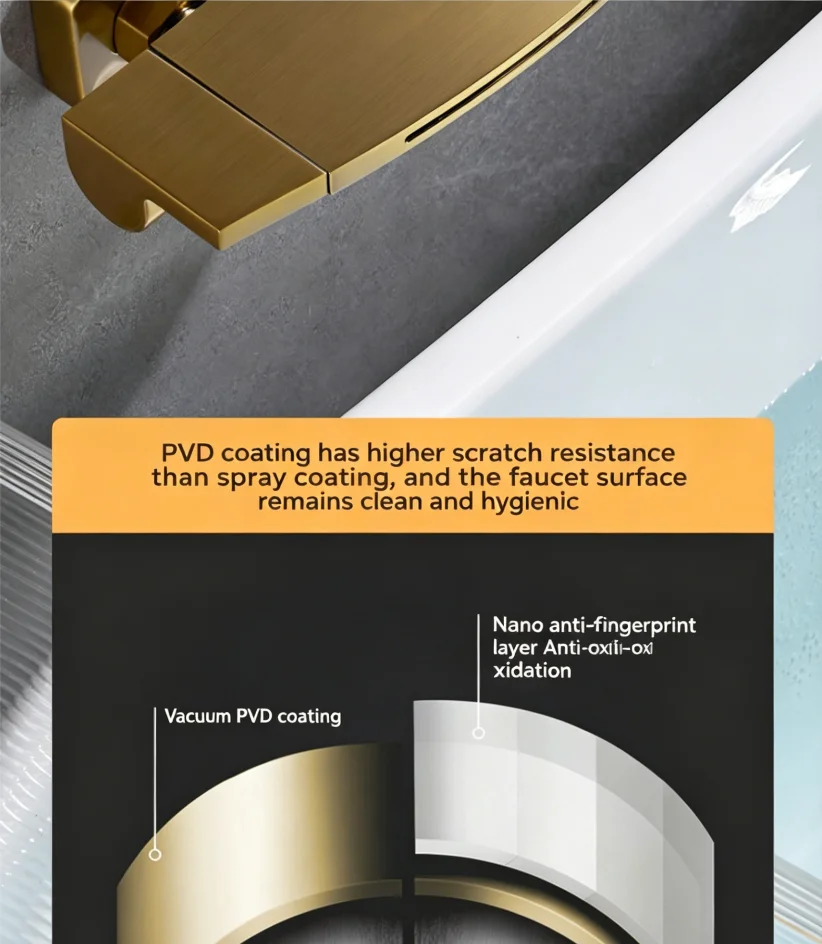 Copper Wall-Mounted Tub Filler