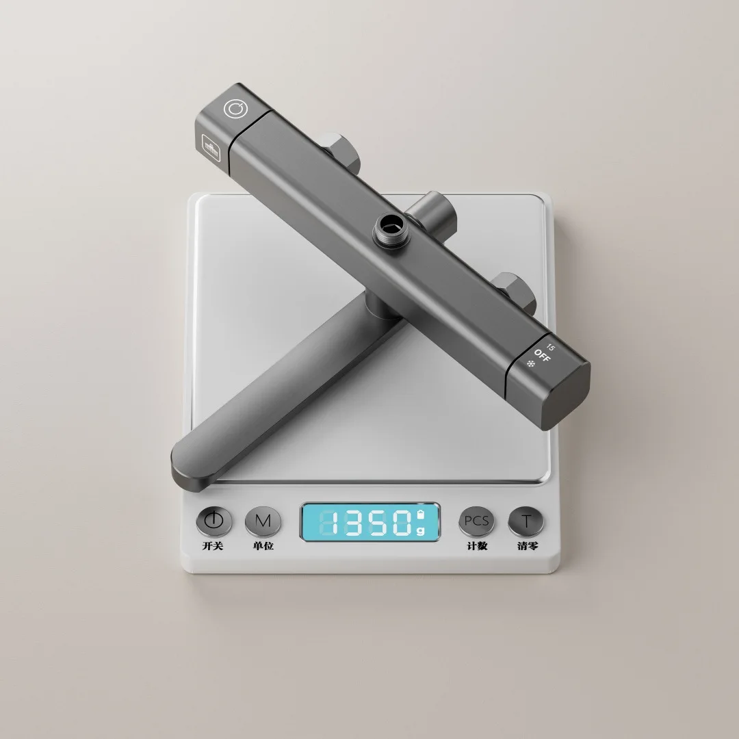 Aluminum Alloy Wall-Mounted Shower System Square