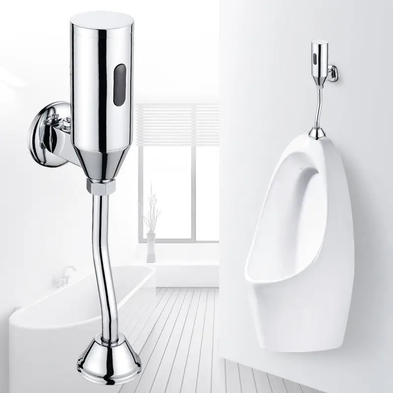 Wall-Mounted Urinal Flush Valve