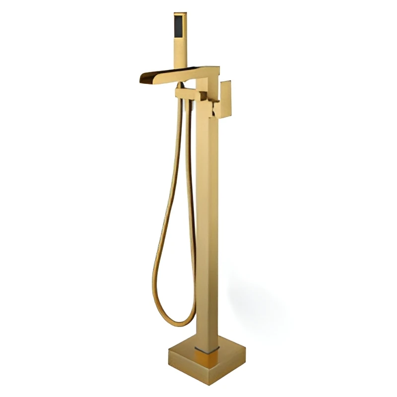 Modern Brass Single-Handle Freestanding Bathtub Faucet Catalog-Variant-B