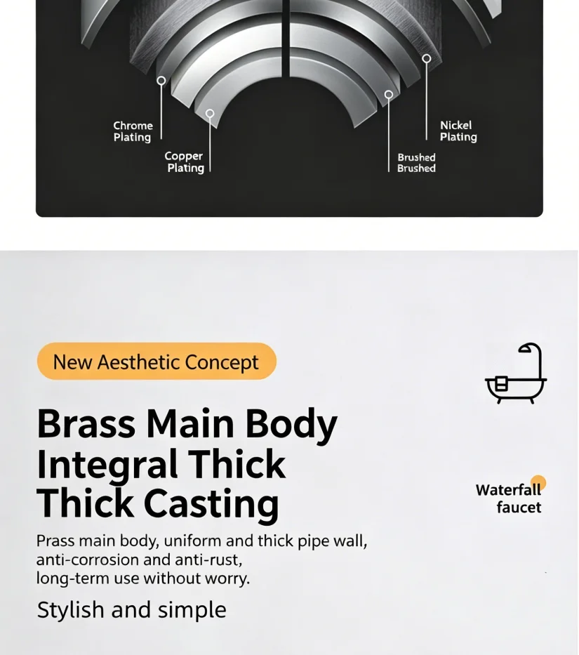 Copper Wall-Mounted Tub Filler
