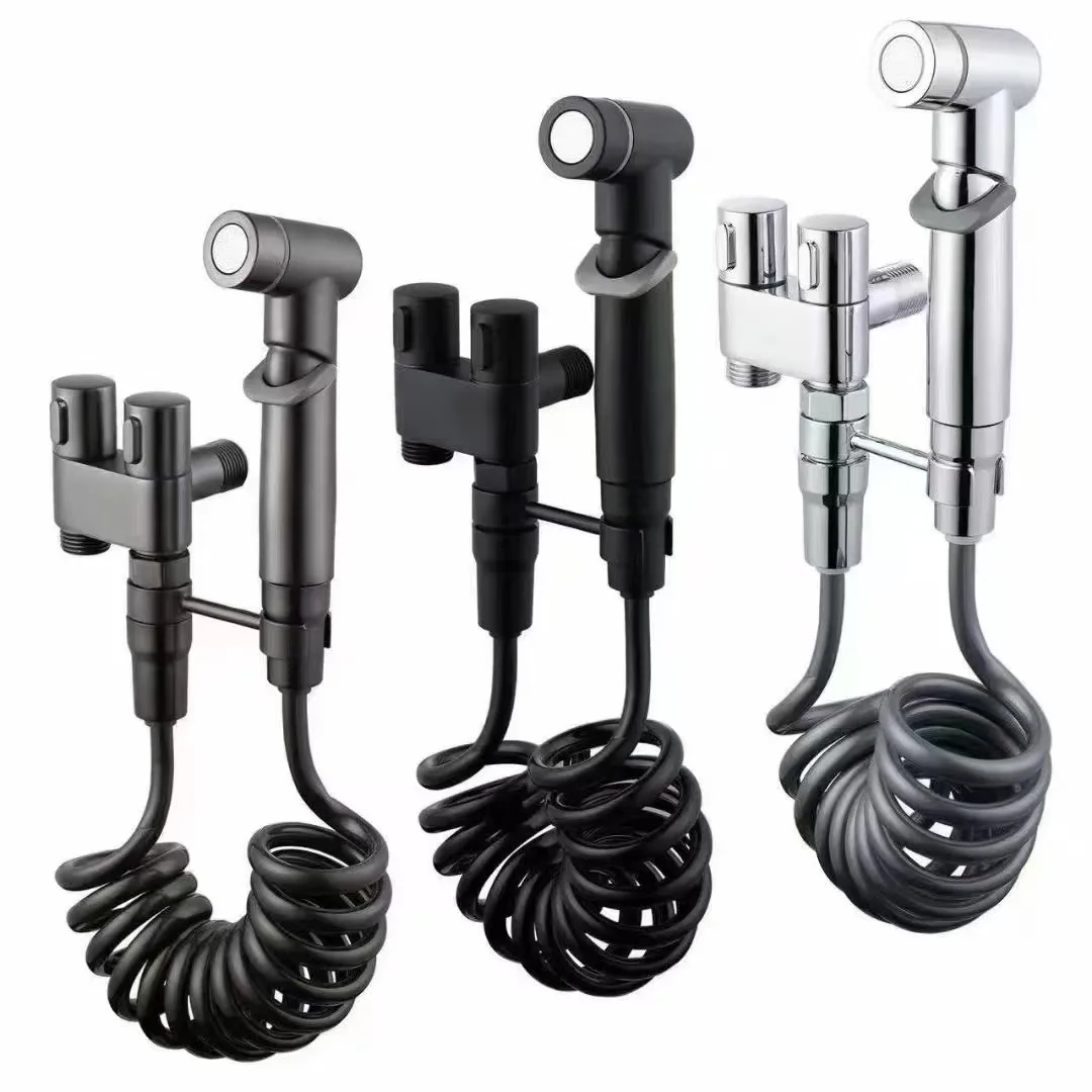 Brass Wall-Mounted Handheld Bidet Sprayer