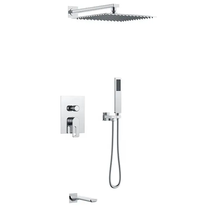 Concealed Square Rain Shower Set