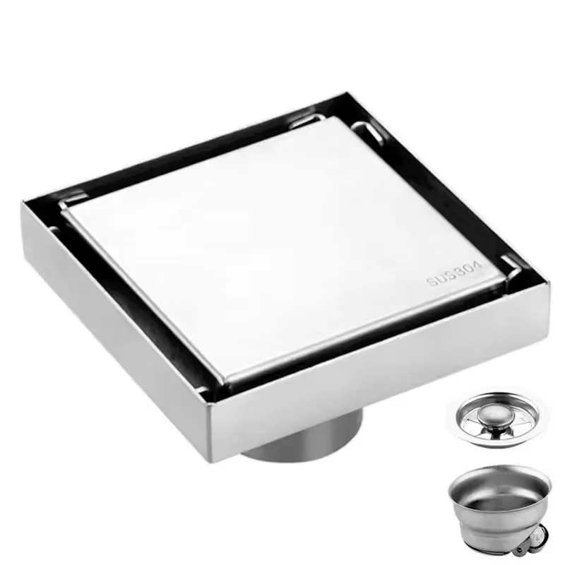 Modern Stainless Steel Square Floor Drain