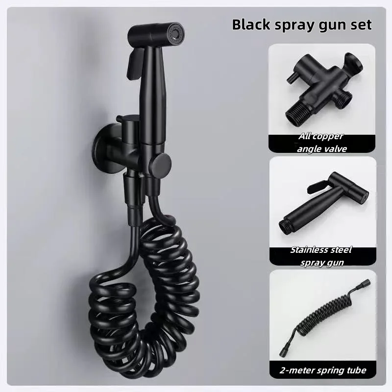 Modern Zinc Alloy Wall-Mounted Handheld Bidet Sprayer Catalog-Variant-B