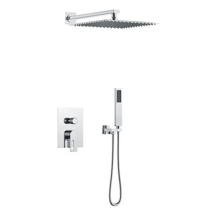 Concealed Square Rain Shower Set