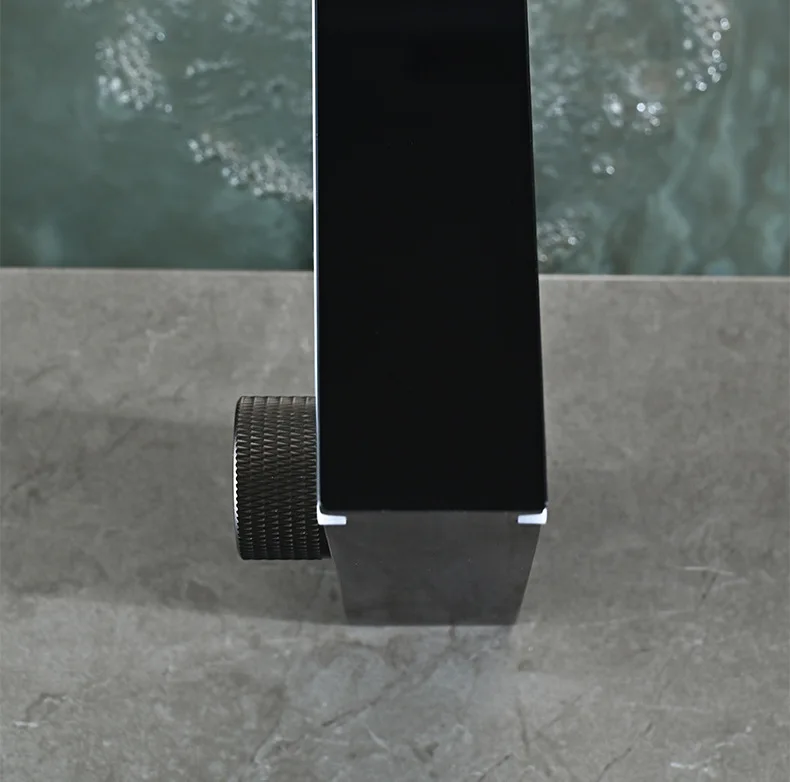 Chrome Zinc Alloy Deck-Mounted Touchless Bathroom Sink Faucet