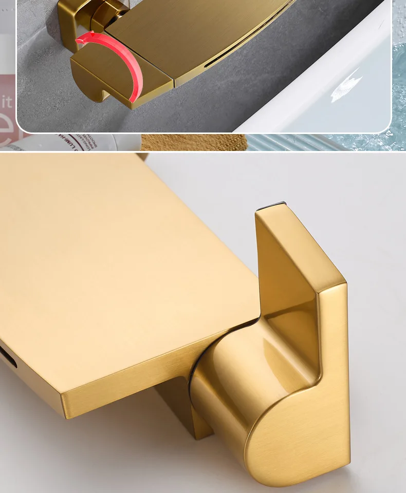 Copper Wall-Mounted Tub Filler
