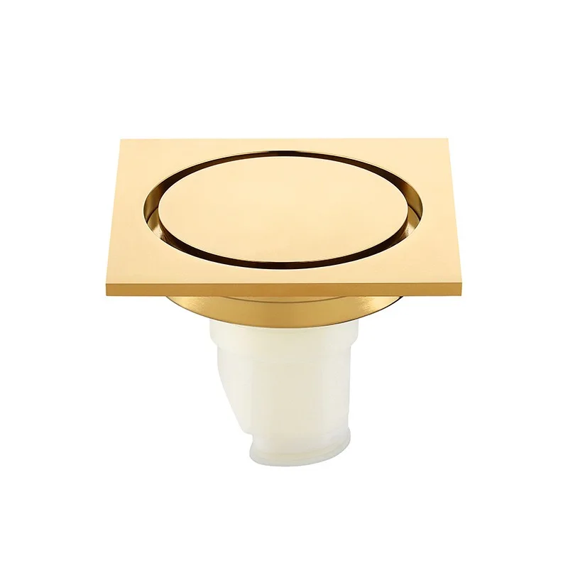 Rose Gold Brass Floor Drain