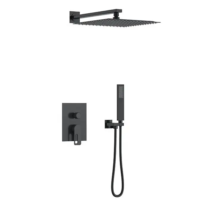 Concealed Square Rain Shower Set