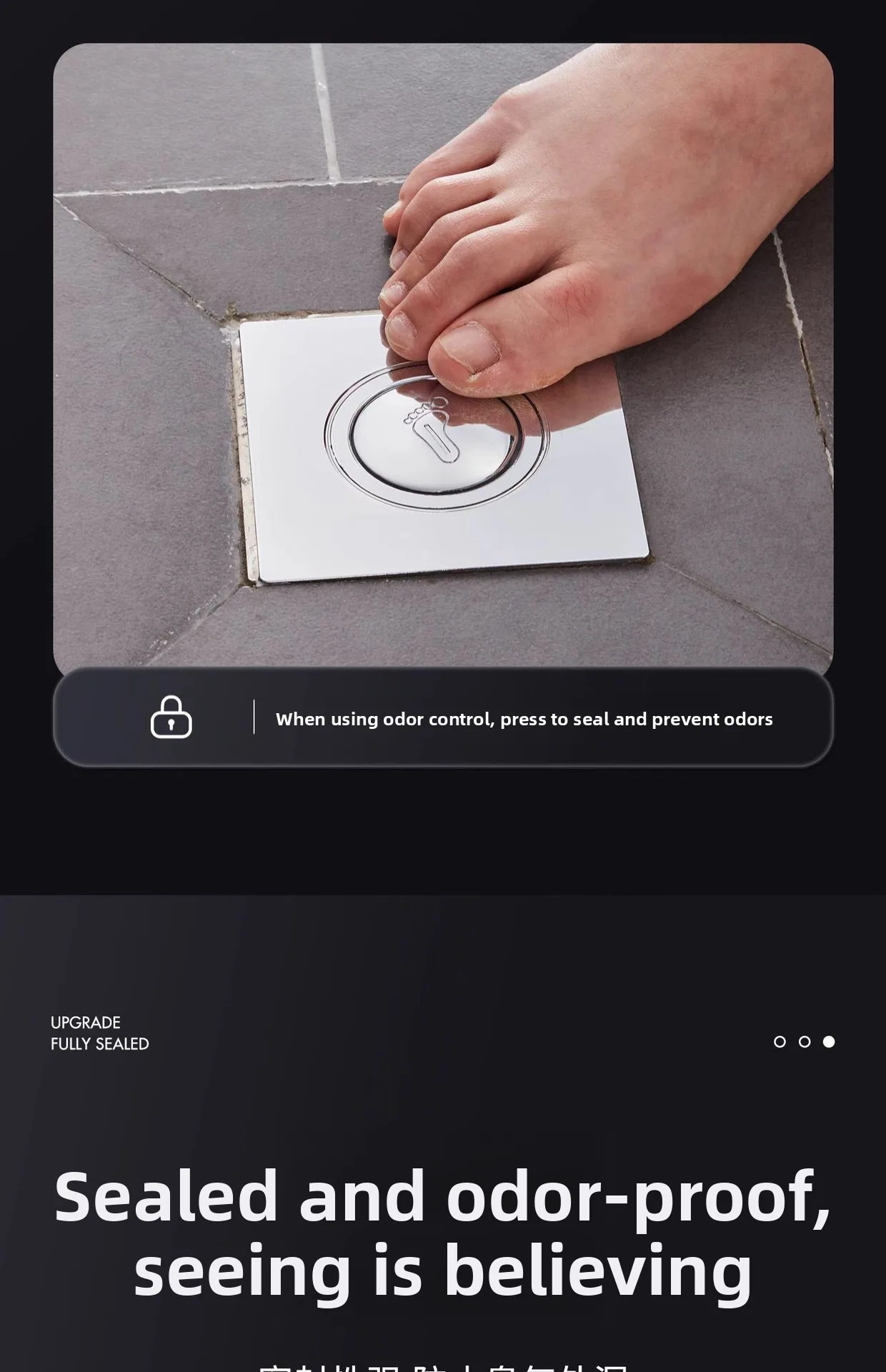 Stainless Steel Square Floor Drain