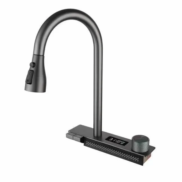 Digital Waterfall-Bar Kitchen Faucet
