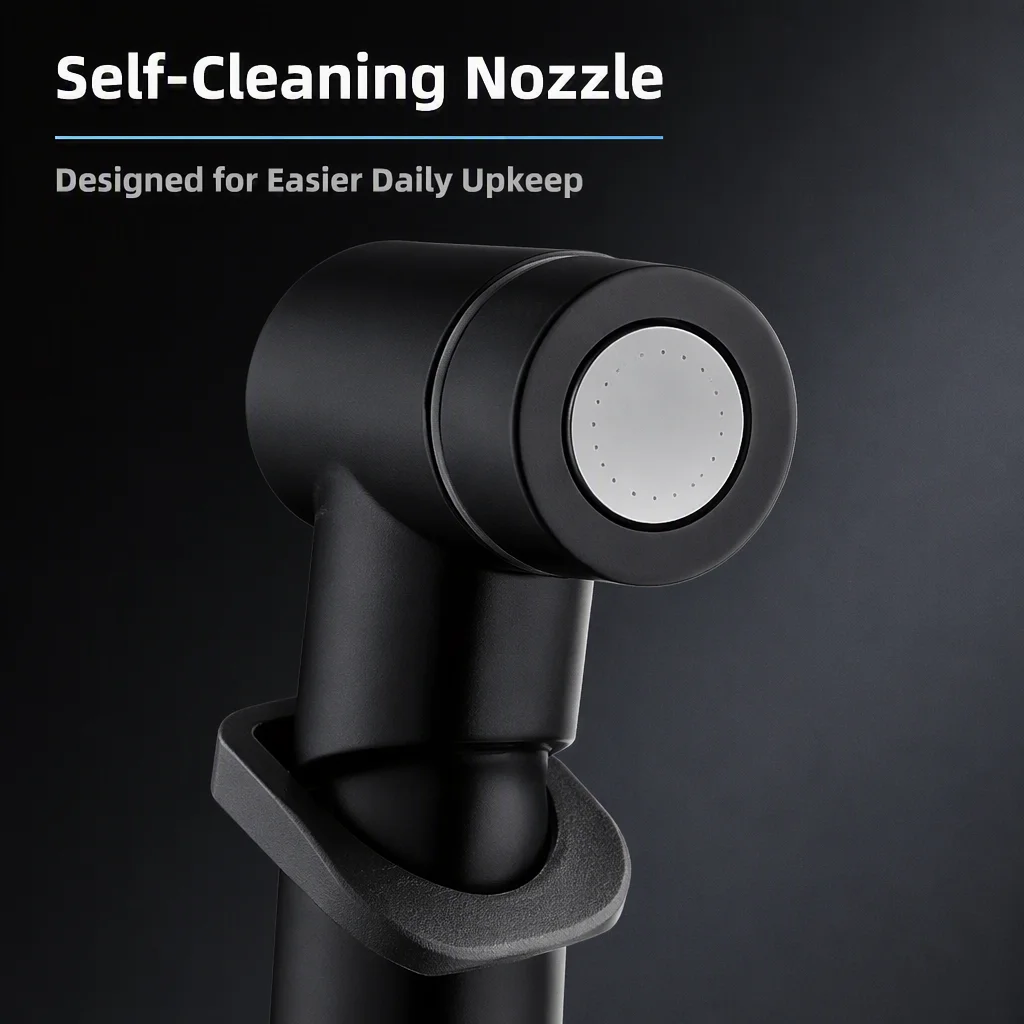 Brass Wall-Mounted Handheld Bidet Sprayer