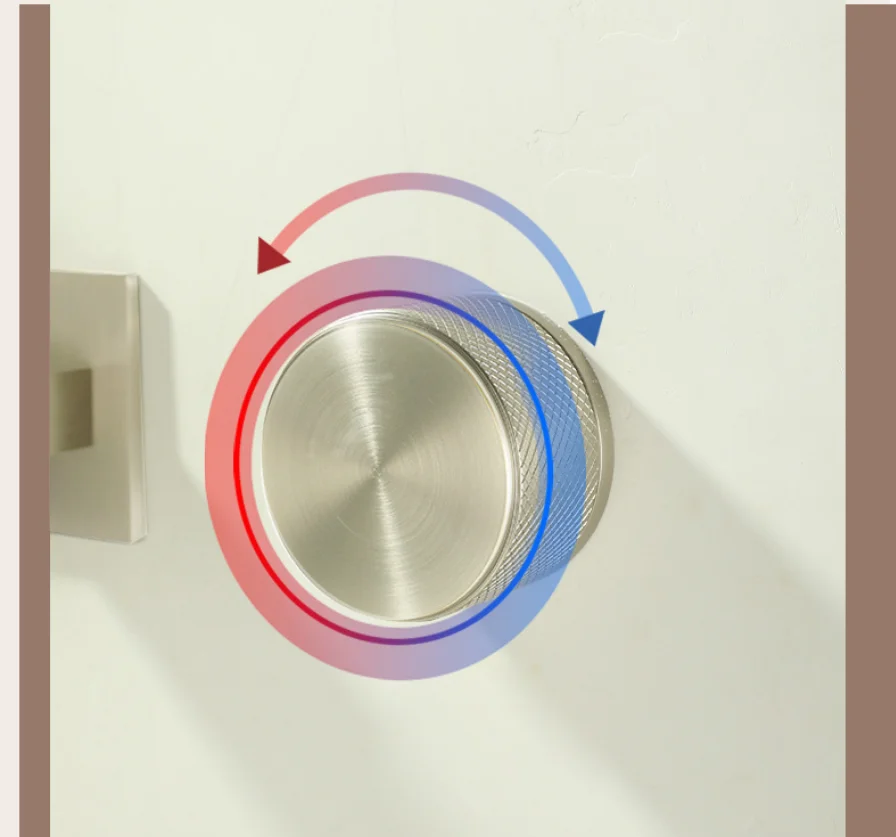 Copper LED Wall-Mounted Bathroom Sink Faucet
